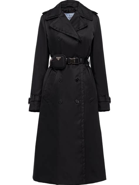 prada trench coat farfetch